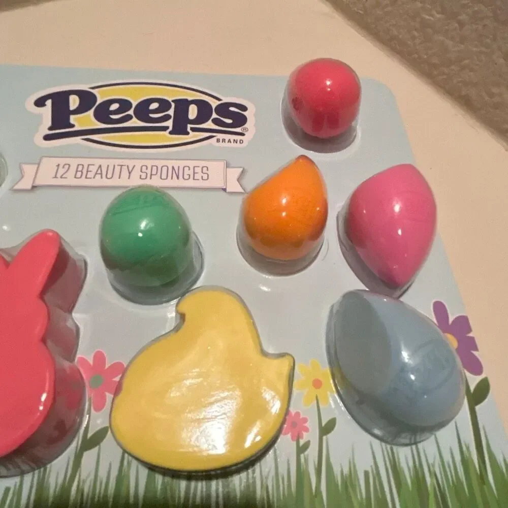 Peeps Beauty Blending Makeup Sponges 12 PC Giftable Pastel Spring Cosmetic NEW